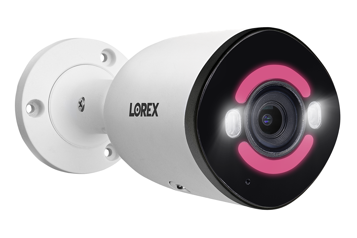Lorex H30 4K+ 12MP IP Wired Bullet Camera with Smart Security Lighting