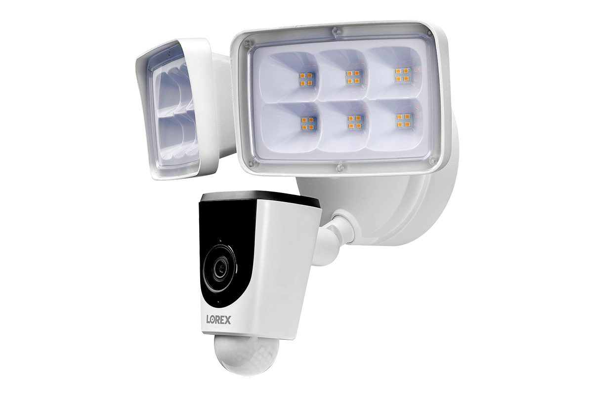 Lorex 1080p Wireless Floodlight Security Camera – AC‑Powered Wi‑Fi (32 GB)