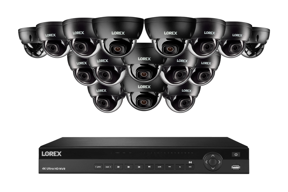 Lorex Elite Series 16-Channel NVR System with 4K A10 IP Dome Cameras