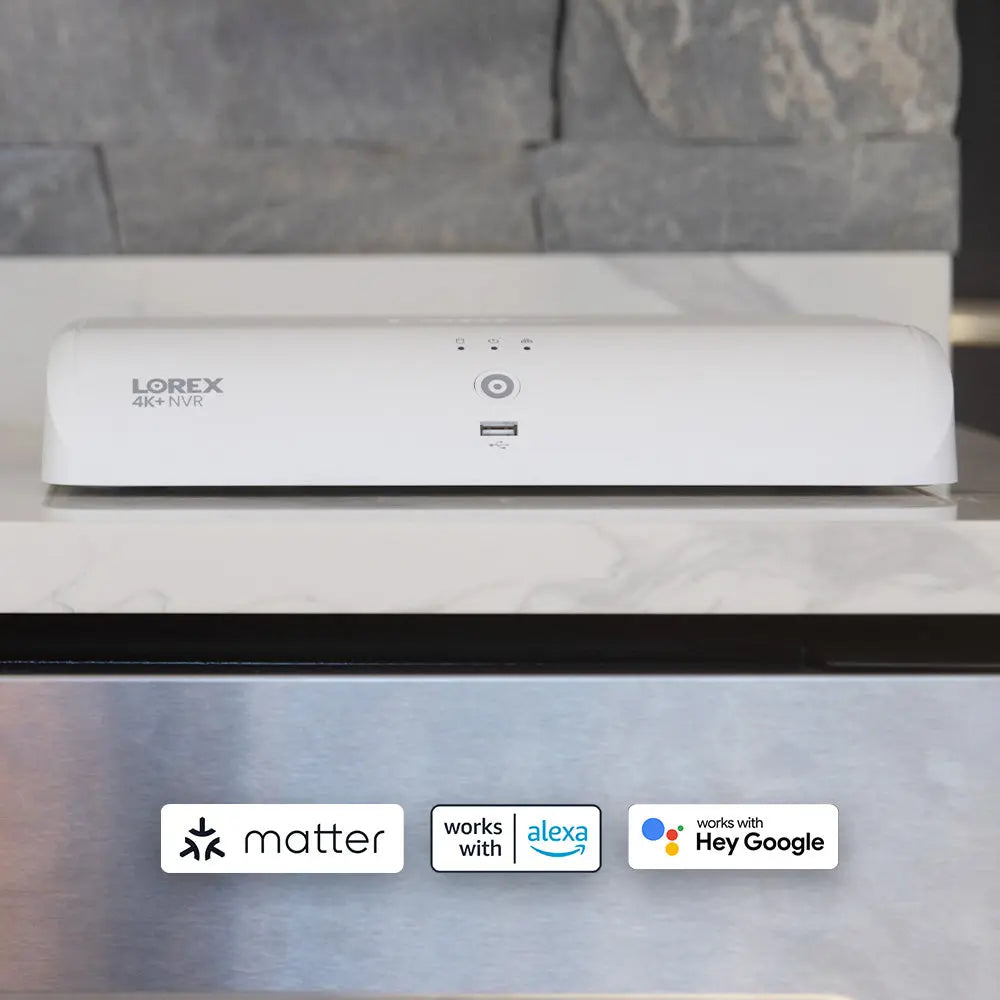 Lorex Fusion Series 4K+ 16 Channel (8 Wired + 8 Fusion Wi-Fi) 2TB Wired System with A14 Wired 4K IP Dome Cameras - Aqvina LLC