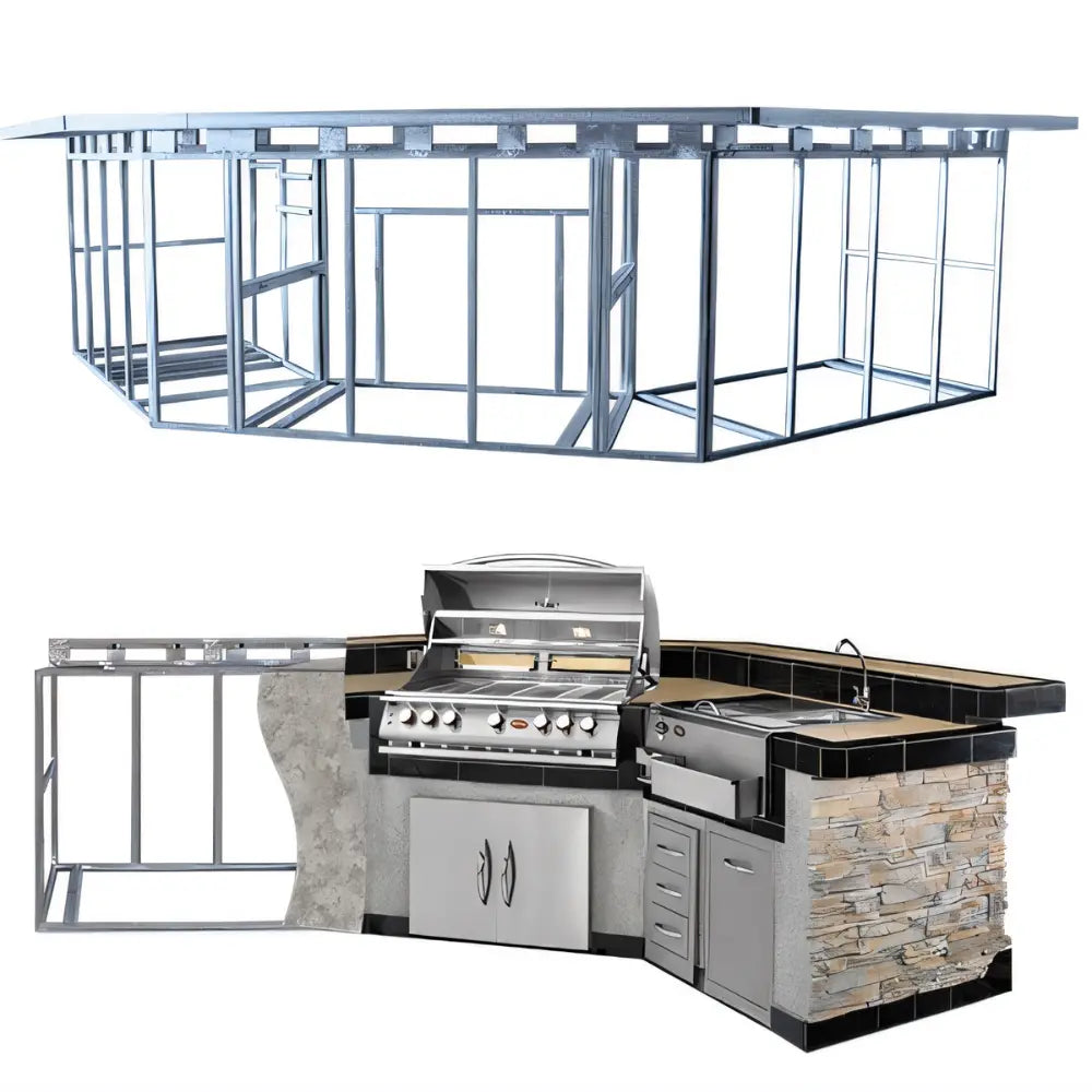 Cal Flame BBQ Kitchen Island Laguna Pavilion - GPV3100