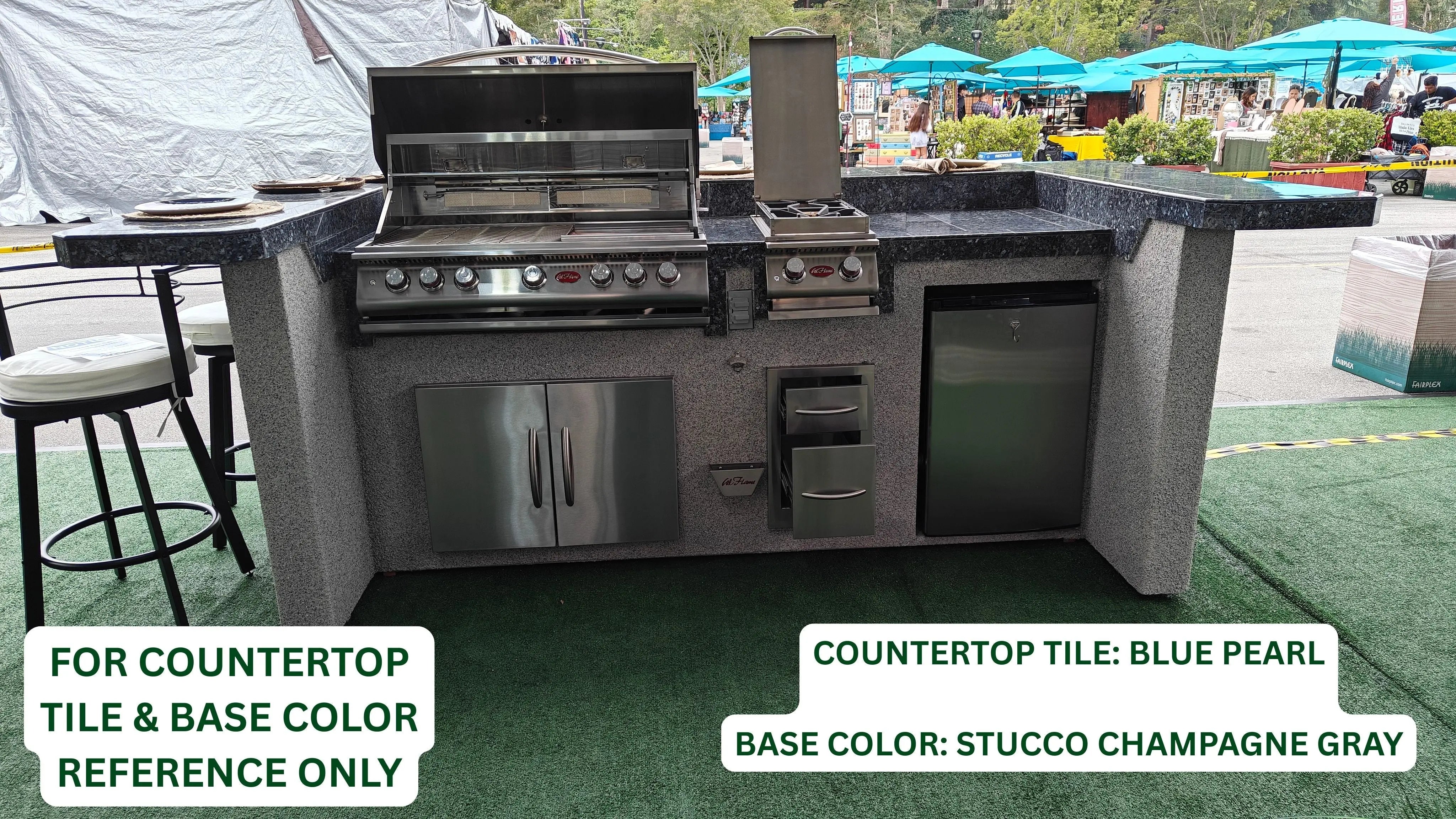 Cal Flame 6 ft BBQ Island BBK-601