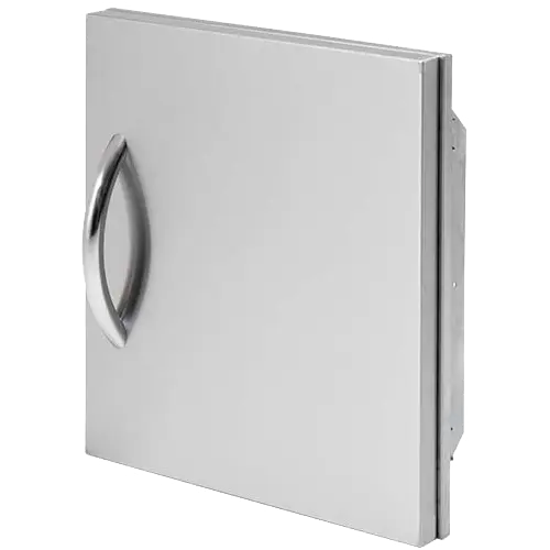 Cal Flame single access door on an outdoor kitchen island