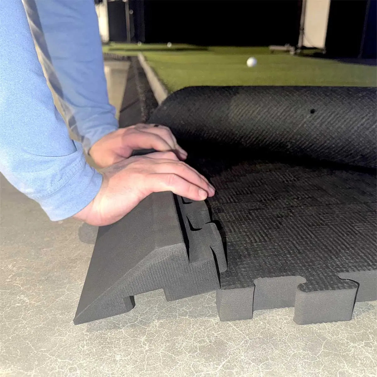 Carl's Golf Room Floor Tile System