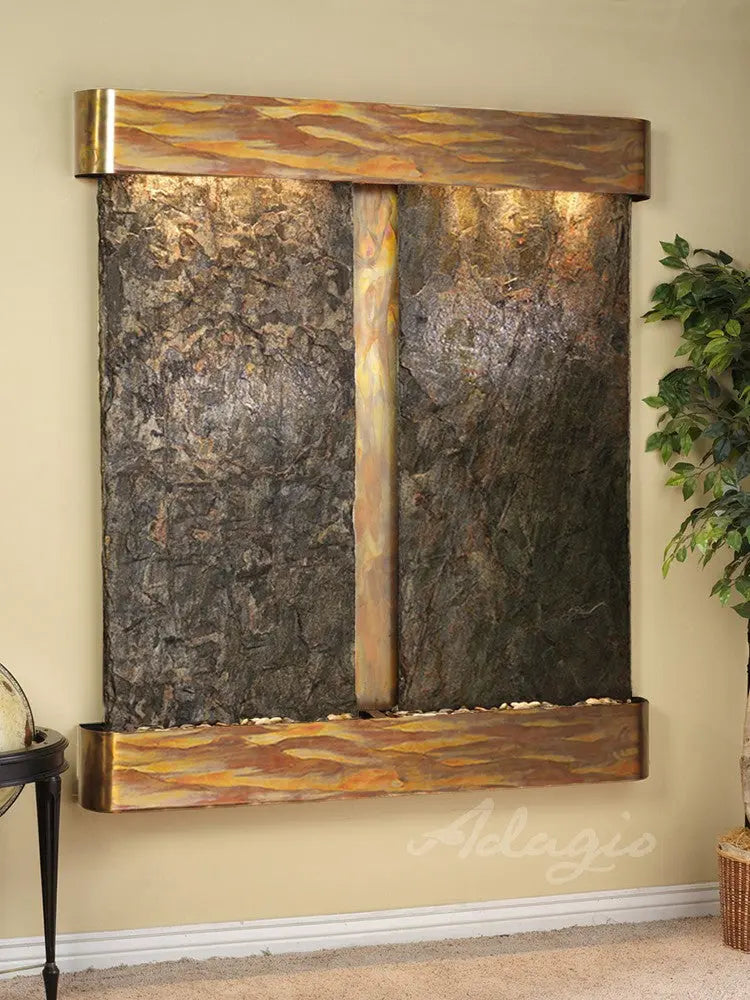 Adagio Cottonwood Falls - Indoor Wall Fountain AWF-CFR1002 - Aqvina LLC