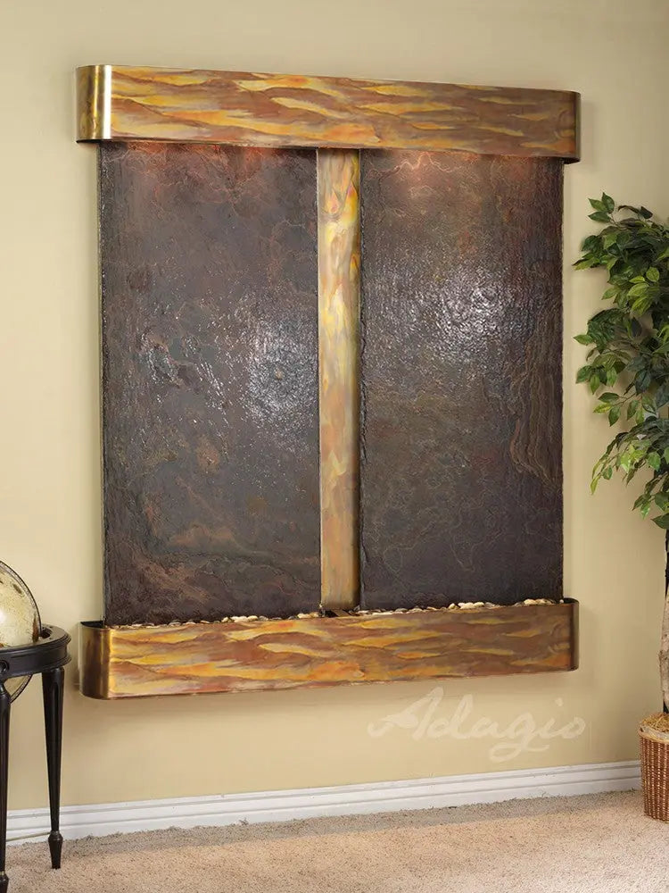 Adagio Cottonwood Falls - Indoor Wall Fountain AWF-CFR1002 - Aqvina LLC