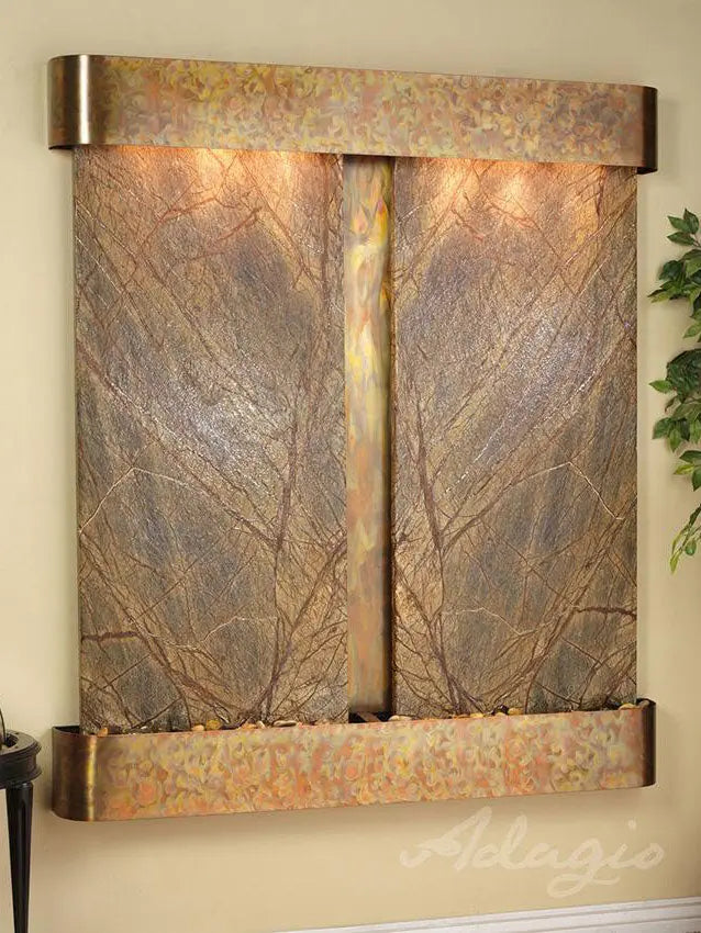 Adagio Cottonwood Falls - Indoor Wall Fountain AWF-CFR1002 - Aqvina LLC