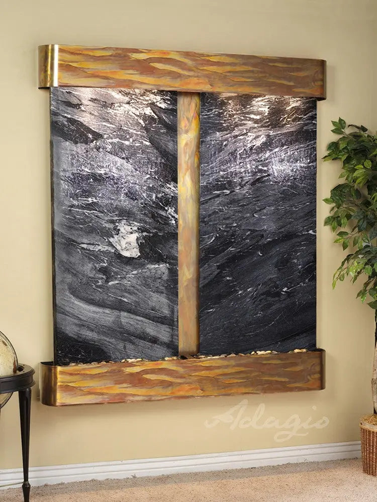Adagio Cottonwood Falls - Indoor Wall Fountain AWF-CFR1002 - Aqvina LLC