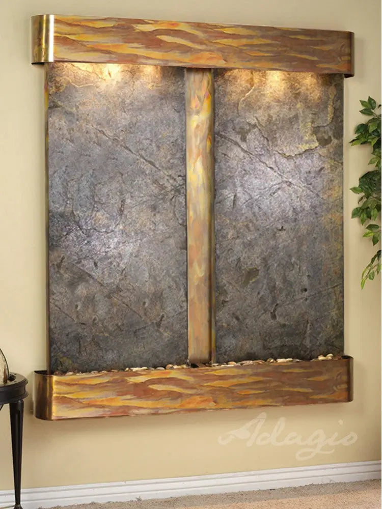 Adagio Cottonwood Falls - Indoor Wall Fountain AWF-CFR1002 - Aqvina LLC
