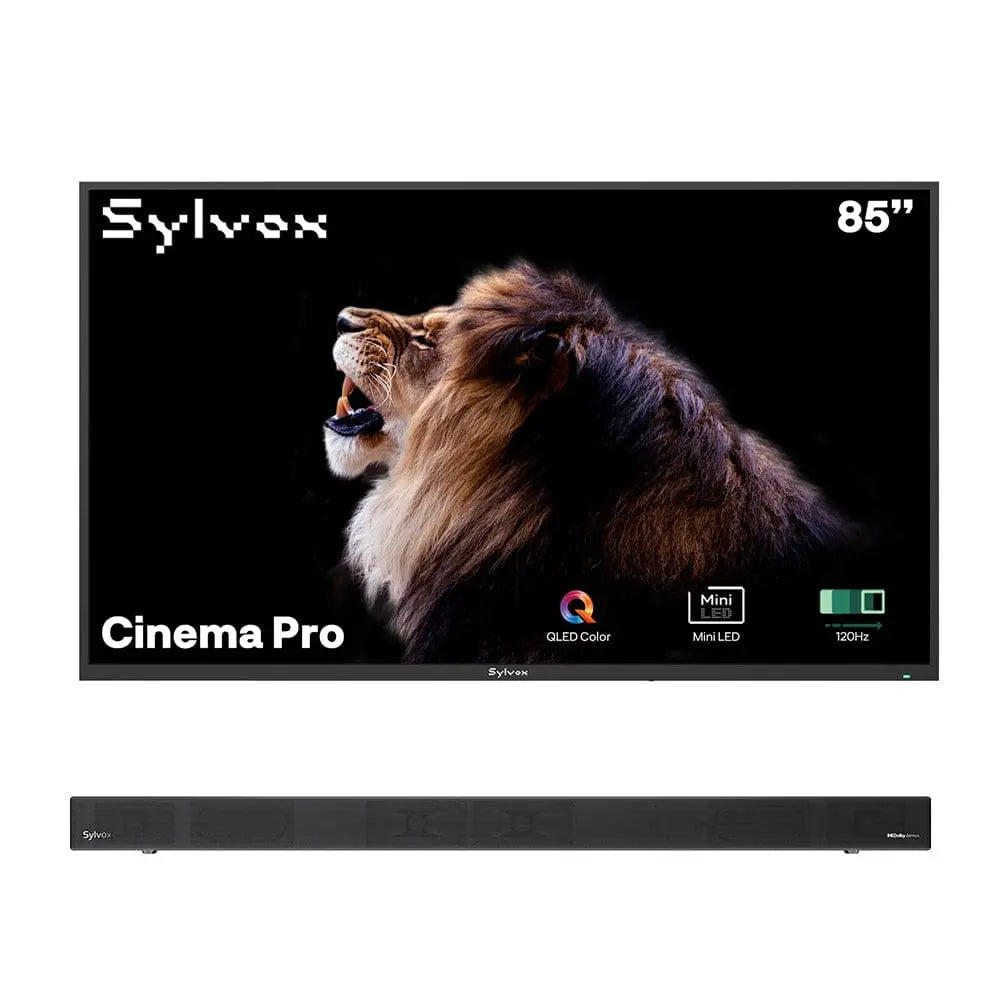 Sylvox Cinema Pro 85" Helio QLED Outdoor TV-(3500Nits, 120HZ)