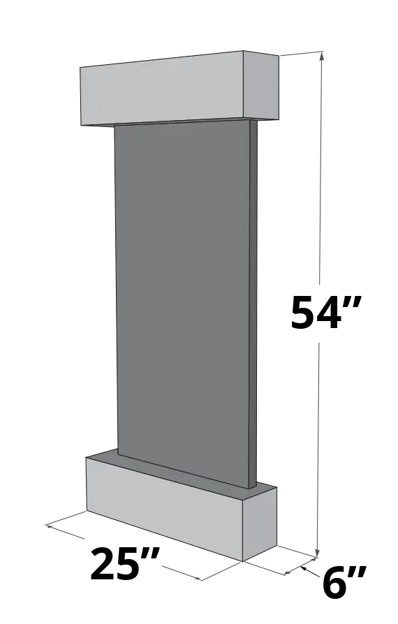 Adagio Cascade Springs - Indoor Wall Fountain AWF-CSR1002 - Aqvina LLC