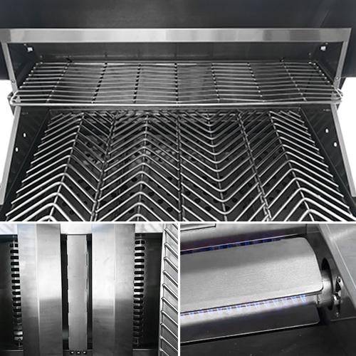 Cal Flame G Series 4 Burner Built-In Gas Grill | Model: BBQ18G04 | AQVINA World - Aqvina LLC