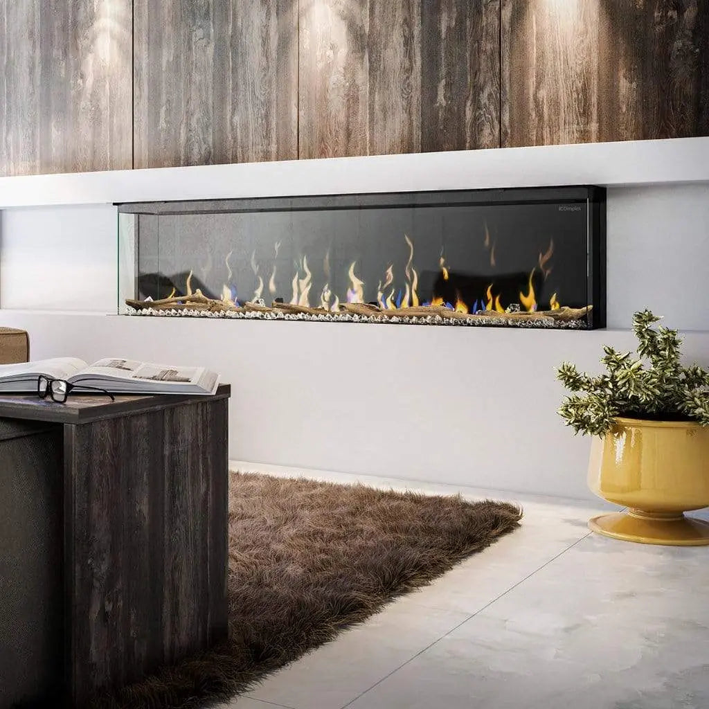 Dimplex Ignite XL Bold 74" Linear Built In | 3 Sided Electric Fireplace | XLF7417-XD