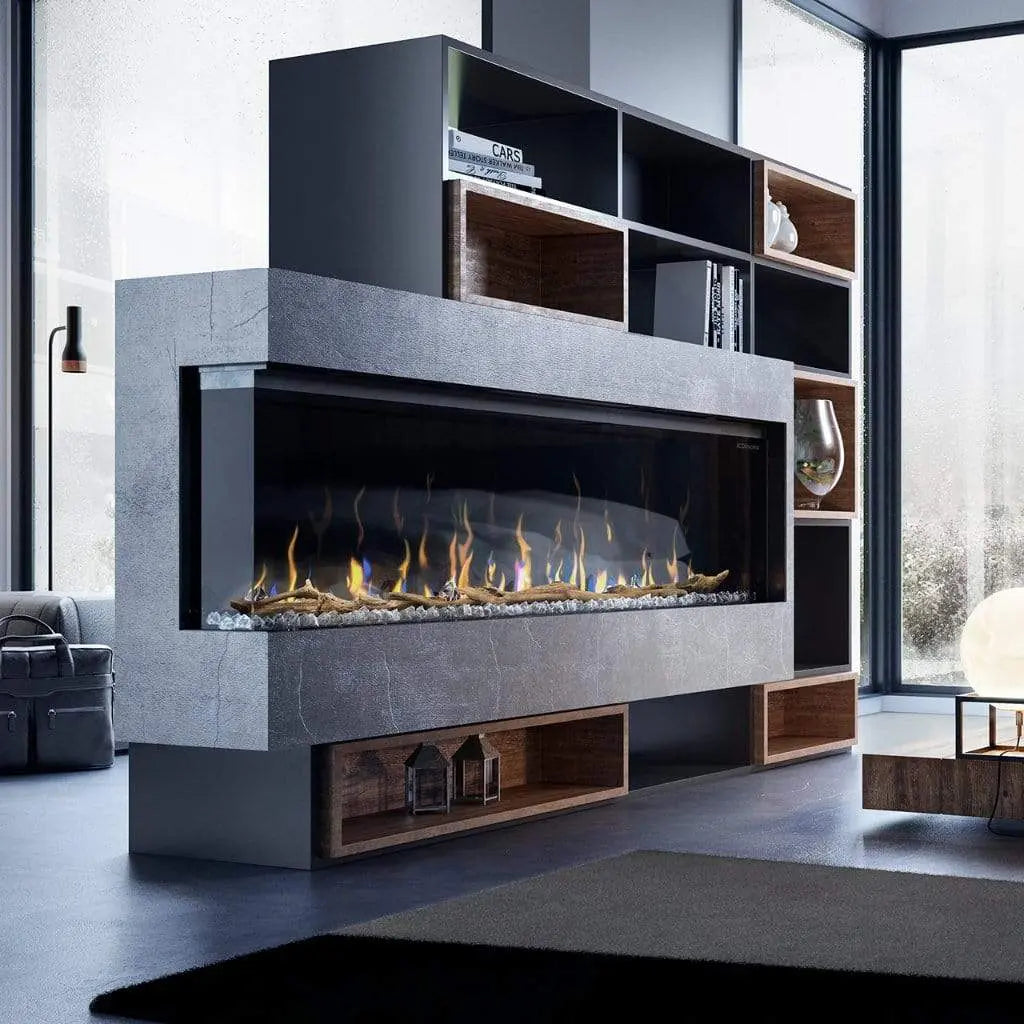 Dimplex Ignite XL Bold 74" Linear Built In | 3 Sided Electric Fireplace | XLF7417-XD