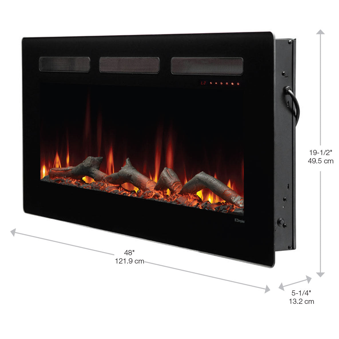 Dimplex Sierra 48" Linear Wall-mounted/Built-in Electric Fireplace | SIL48