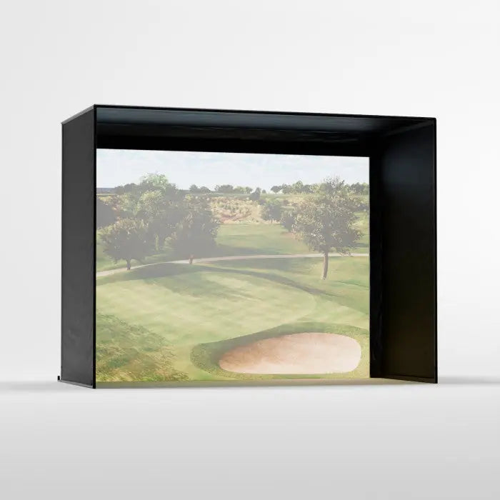 Carl's Place DIY Golf Simulator Enclosure Kit with Standard Impact Screen 8.5x11.5 | Model: gekc2-is-8-5x11-5x5 Carl's Place