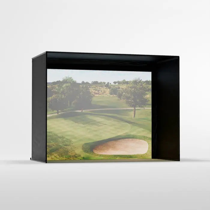 Carl's Place DIY Golf Simulator Enclosure Kit with Preferred Impact Screen 8x10.5 | Model: gekc2-pd-8x10-5x5 Carl's Place