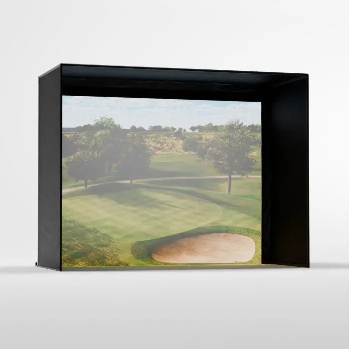 Carl's Place DIY Golf Simulator Enclosure Kit with Preferred Impact Screen 9x12 ft | Model: gekc2-pd-9x12x5 Carl's Place