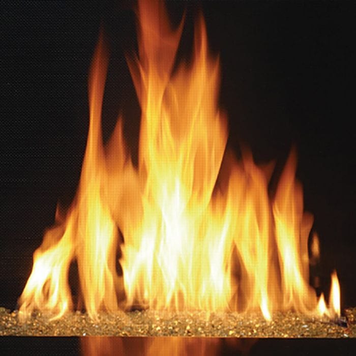 Superior 40-Inch DRC6340 Contemporary Electronic Ignition Direct Vent Gas Fireplace with Remote and Crushed Glass Media