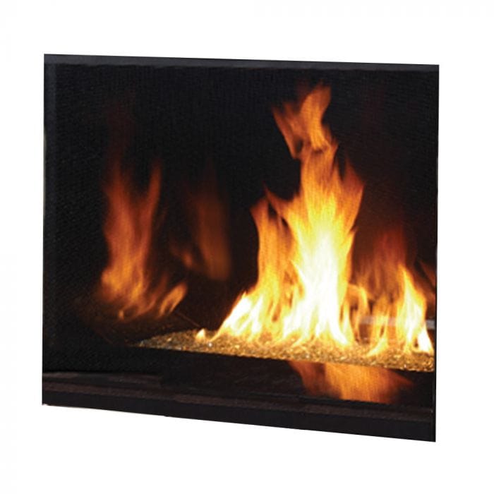 Superior 40-Inch DRC6340 Contemporary Electronic Ignition Direct Vent Gas Fireplace with Remote and Crushed Glass Media