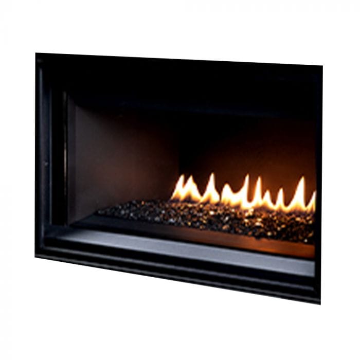 Superior 55-Inch DRL2055 Linear Electronic Ignition Direct Vent Gas Fireplace with Crushed Glass Media