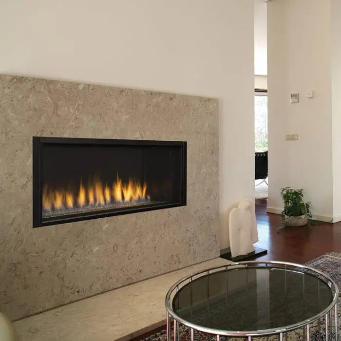 Superior 43-Inch DRL4543 Linear Electronic Ignition Direct Vent Gas Fireplace with Remote and Smooth Glass Media
