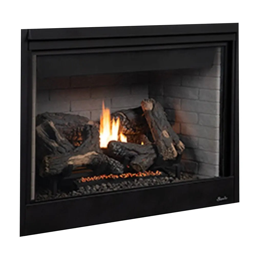 Superior 40-Inch DRT4040 Traditional Electronic Ignition Direct Vent Gas Fireplace with Ceramic Fiber Log Set