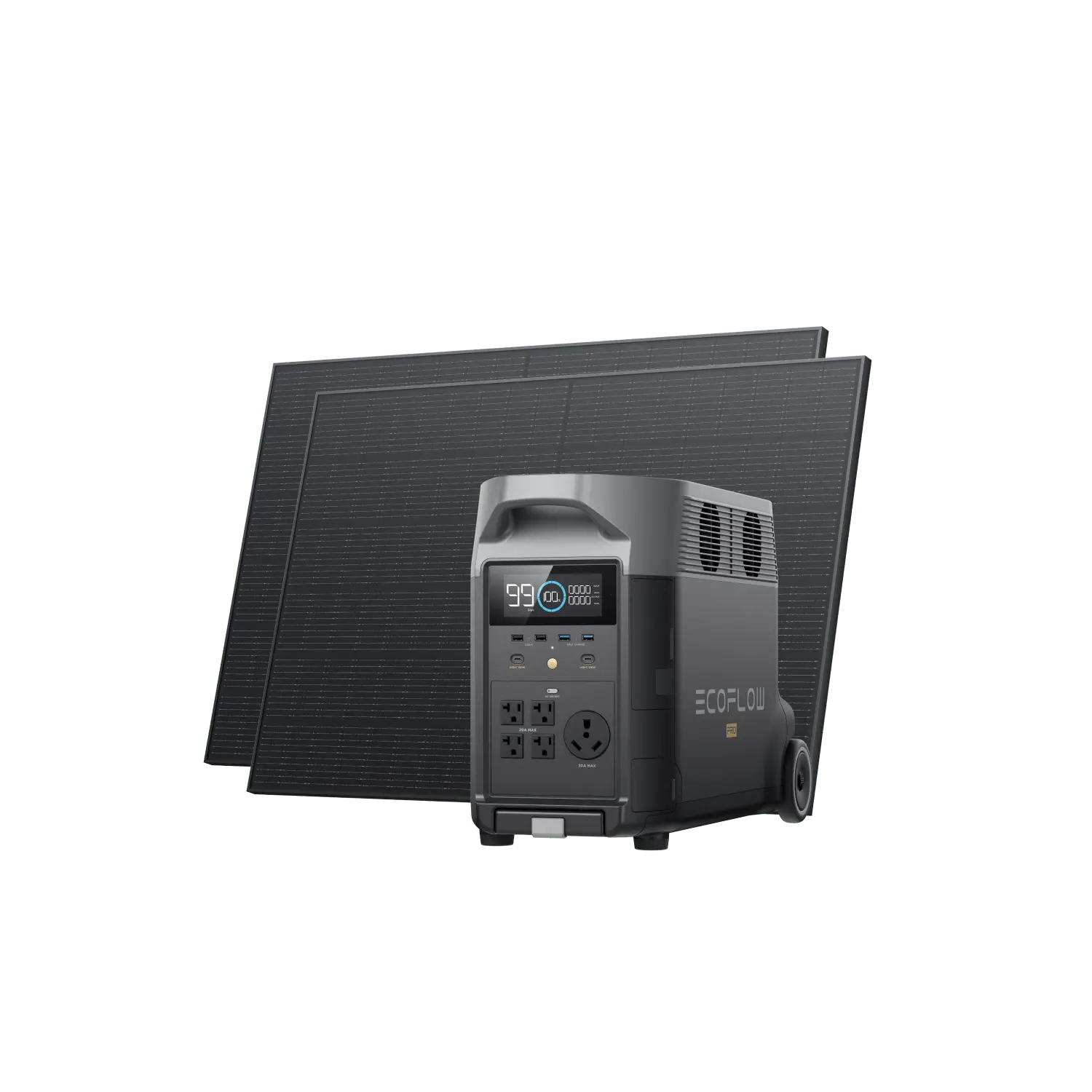 EcoFlow DELTA Pro + 2*400W