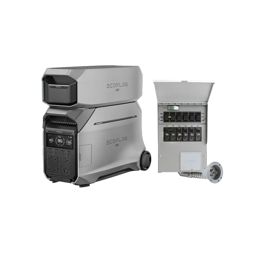 EcoFlow DELTA Pro 3 + DELTA Pro 3 Extra Battery + Transfer Switch