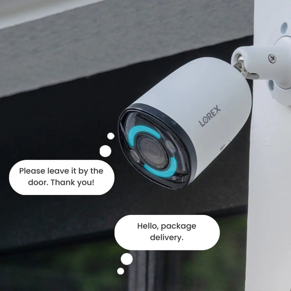 Lorex H30 4K+ 12MP IP Bullet Camera with Smart Security Lighting (Open Box) - Aqvina LLC