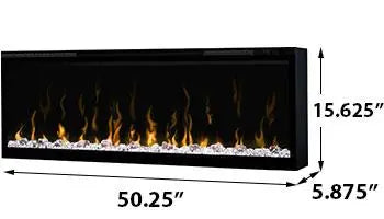 Dimplex Ignite XL 50" Built In | Wall Mount Linear Electric Fireplace | XLF50