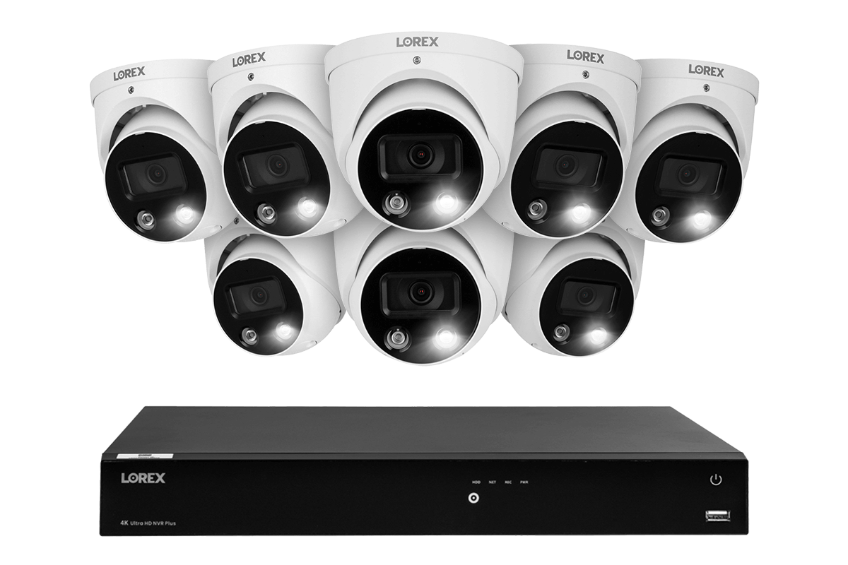 Lorex Fusion 16-Channel 4K NVR System with H13 IP Dome Cameras