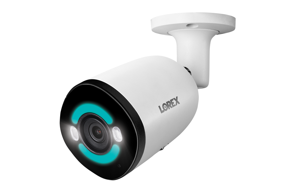 Lorex H30 4K+ 12MP IP Wired Bullet Camera with Smart Security Lighting