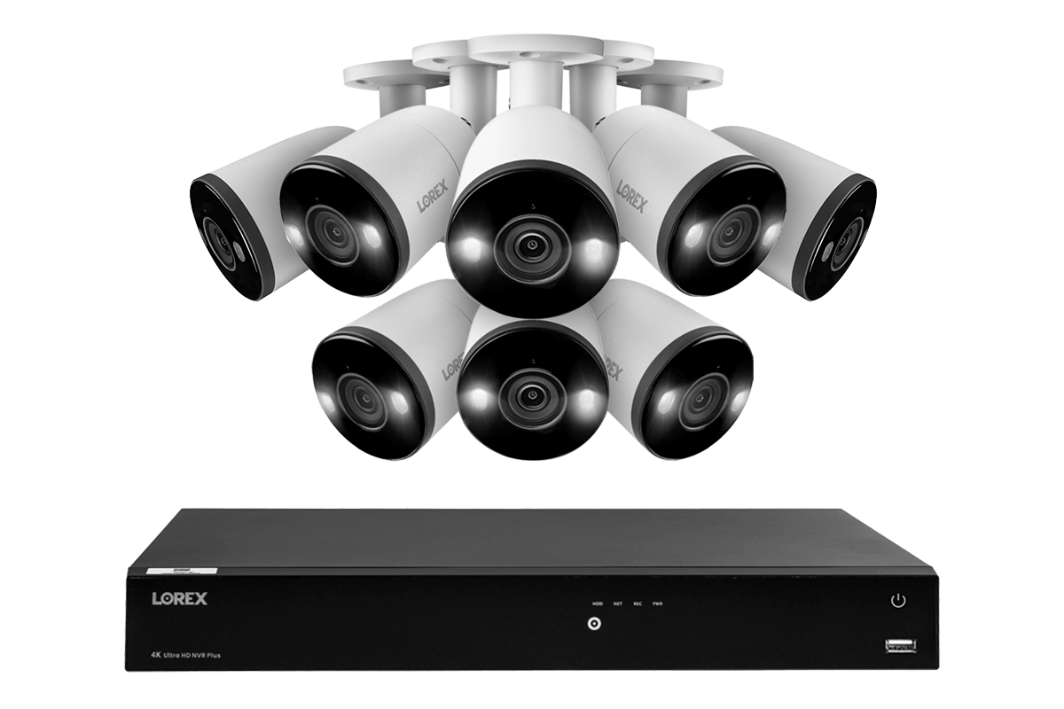 Lorex Fusion 16-Channel 4K NVR System with H13 IP Bullet Cameras