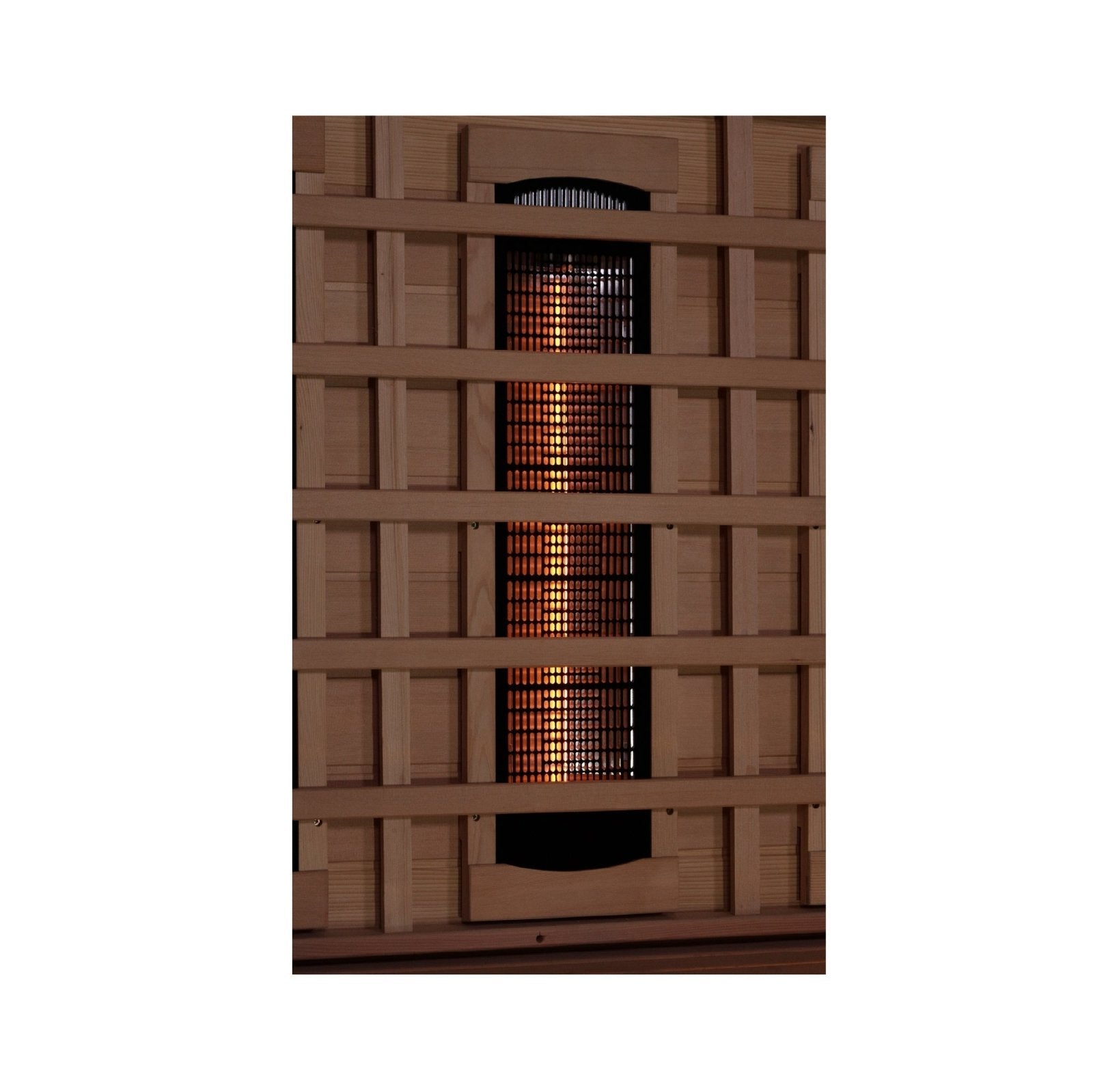 Golden Designs 6-Person Full Spectrum PureTech™ Near Zero EMF Infrared Sauna with Himalayan Salt Bar | Model: GDI-8260-01