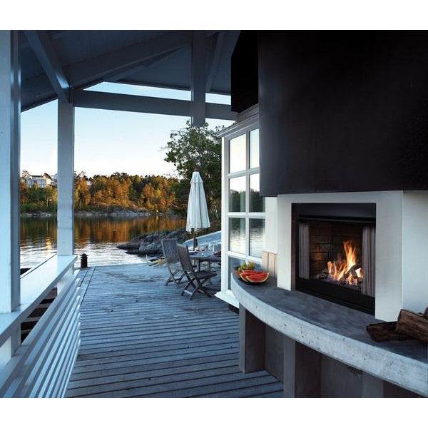 Kingsman Zero Clearance Outdoor Gas Fireplace OFP42