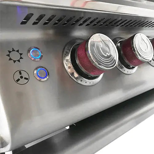 Cal Flame Convection 5 Burner Built-In Gas Grill with Rotisserie Two Back Burners and Convection Oven | Model: BBQ19875CP | AQVINA World - Aqvina LLC