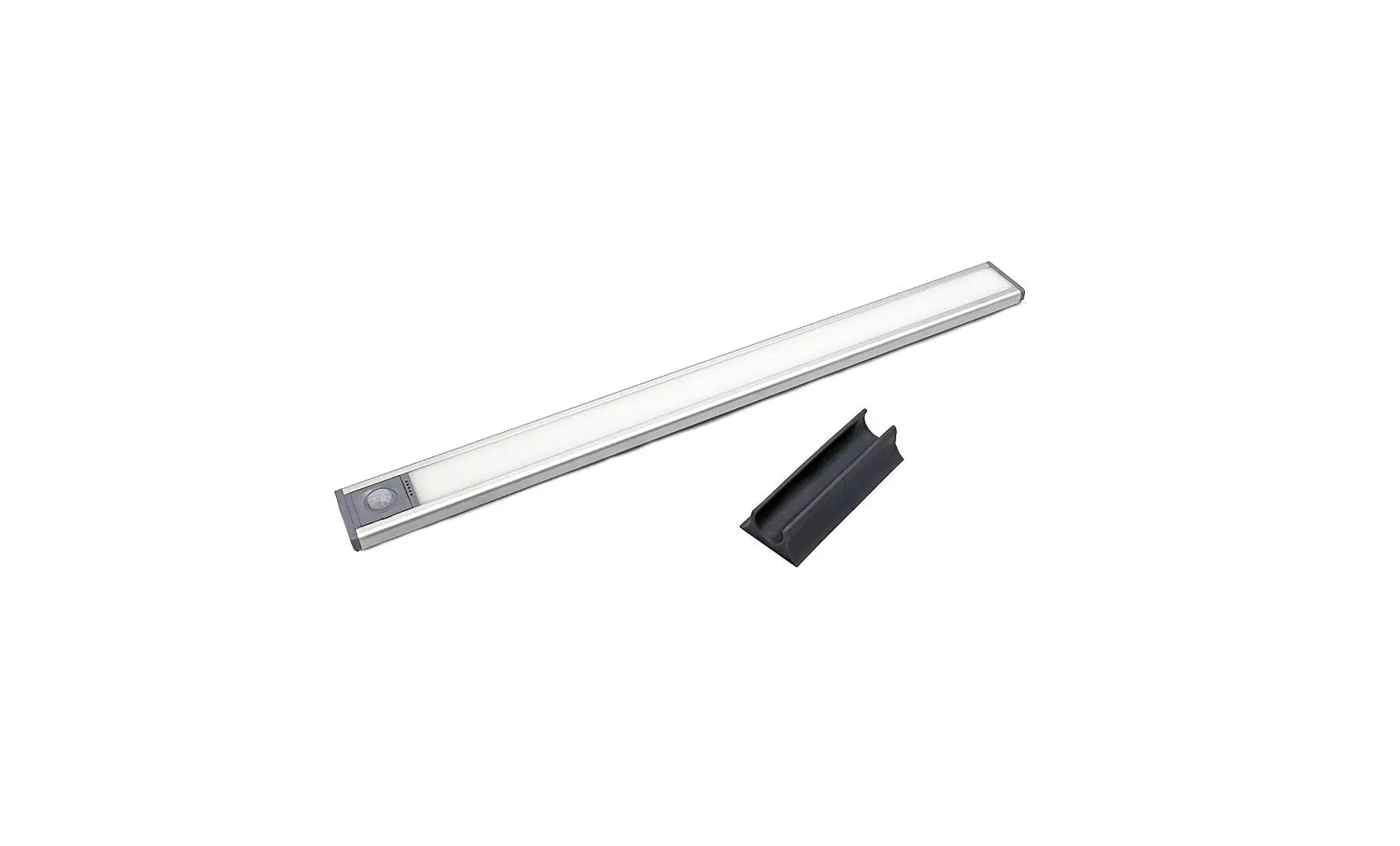Umbrella light with a white shade and metal frame, featuring a hanging chain.