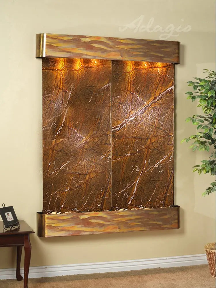 Adagio Majestic River - Indoor Wall Fountain AWF-MRR1002 - Aqvina LLC