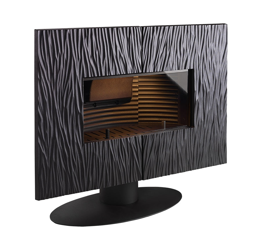 Invicta Gaya Ardoise Free-Standing Linear Wood Stove 6117-44