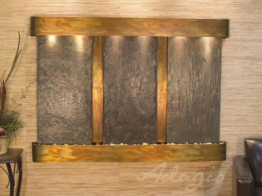 Adagio Olympus Falls - Indoor Wall Fountain AWF-OFR1004 - Aqvina LLC