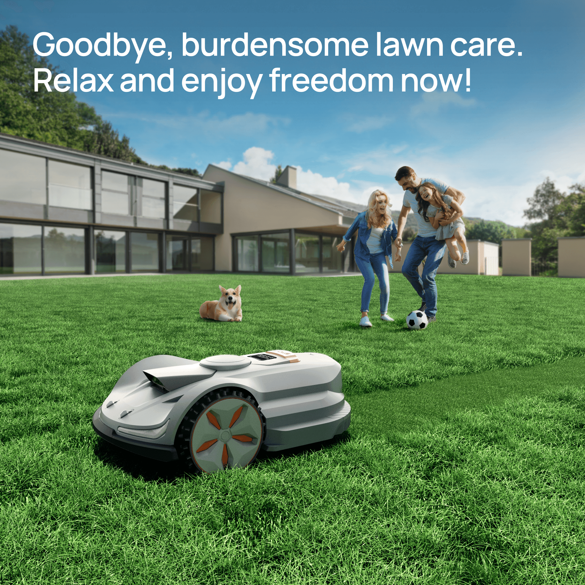 X7 Wireless Robot Lawn Mower l 0.75 Acre