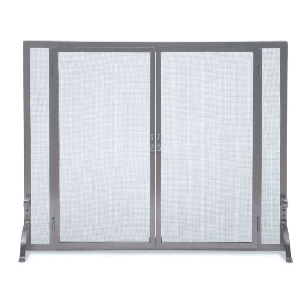 Pilgrim 39 Inch Flat Firescreen with Full Height Doors