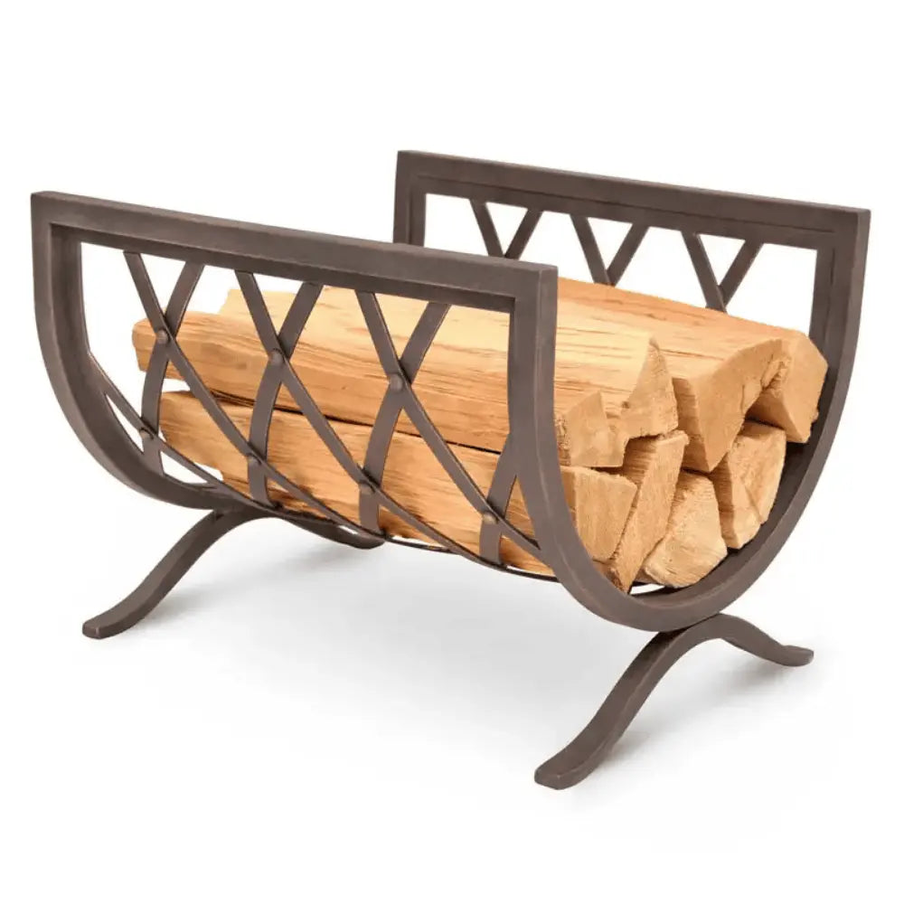 Pilgrim Iron Weave Crescent Fireplace Log Holder