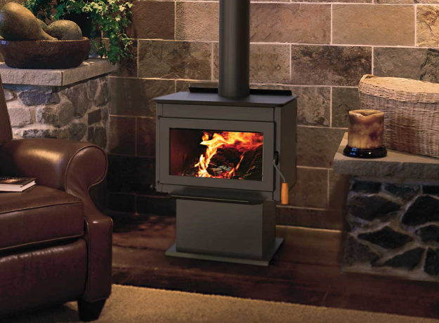Iron Strike Tahoma 2100 Free standing wood burning stove 76,000 BTU's