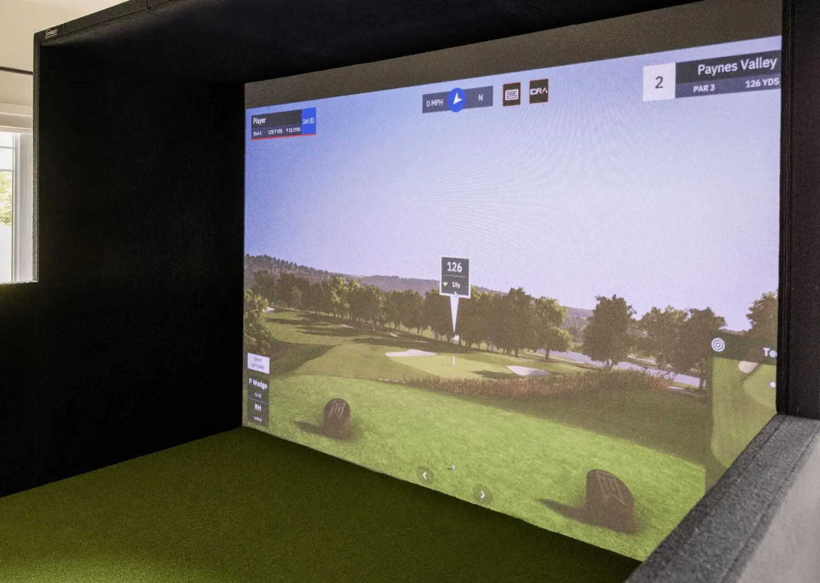 SimBooth - Booth 1 Golf Simulator Enclosure | AQVINA SimBooth