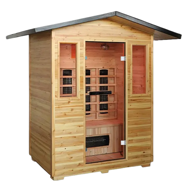 Cal Saunas Solara Outdoor 3-Person Infrared Sauna | AQVINA World - Aqvina LLC
