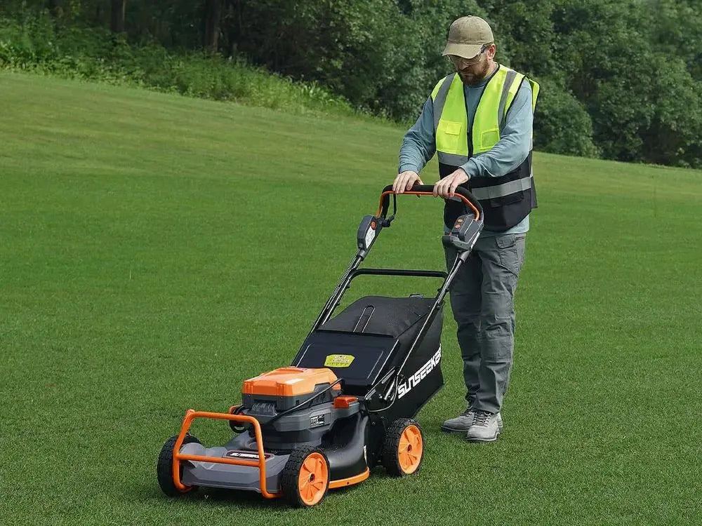 Sunseeker - Lawn Mower Self-Propelled Dual Blade 22" Steel Deck 3000W 60V | LM719 - Aqvina LLC