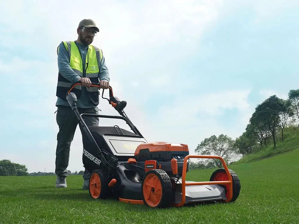 Sunseeker - Lawn Mower Self-Propelled Dual Blade 22" Steel Deck 3000W 60V | LM719 - Aqvina LLC