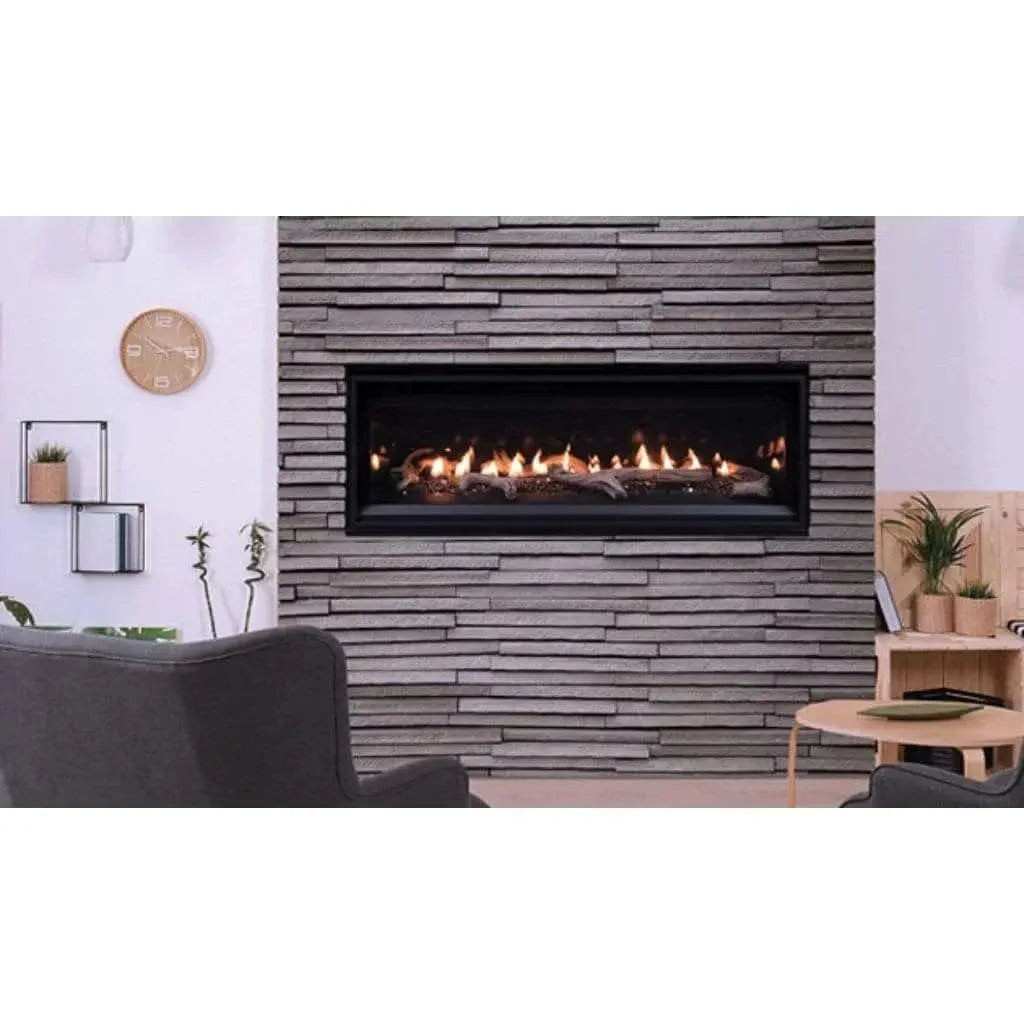 Superior 45-Inch DRL2045 Linear Electronic Ignition Direct Vent Gas Fireplace with Crushed Glass Media